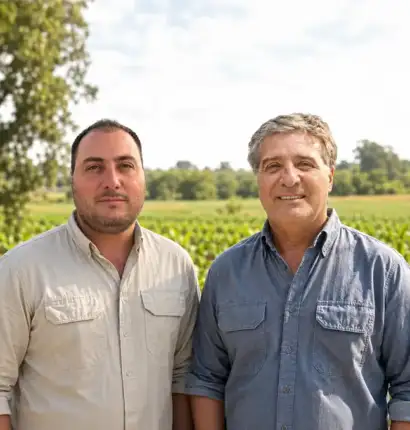 César Max Abente y Patricio José I. Abente Pfannl, directores de Geo Consultores, empresa paraguaya especializada en consultoría agropecuaria, tasaciones y gestión ambiental.